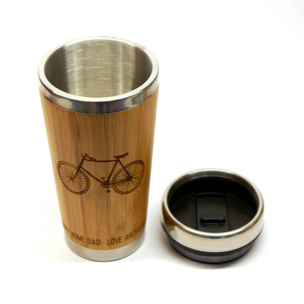 wooden bicycle travel